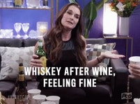 Something Like That GIF - Brooke Shields Whiskey After Wine - GIF 탐색 및 공유