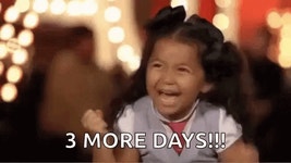 Excited 3more Days GIF - Excited 3More Days Adorable - GIF 탐색 및 공유