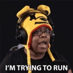 Im Trying To Run Ay Christene GIF - Im Trying To Run Ay Christene Ay Christene Games - GIF 탐색 및 공유