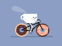 Coffee Cycle GIF - Coffee Cycle Bike - GIF 탐색 및 공유