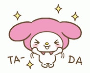 Melody Sanrio Sticker - Melody Sanrio Cute - GIF 탐색 및 공유