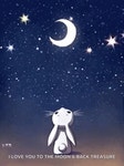 Moon Bunny GIF - Moon Bunny Rabbit - GIF 탐색 및 공유