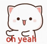 Oh Yeah Mochi GIF - Oh Yeah Mochi Peach - GIF 탐색 및 공유