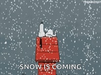 Snoopy Snow Day GIF - Snoopy Snow Day Snow - GIF 탐색 및 공유