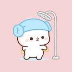 Peach Goma Bath GIF - Peach goma Bath Shower - GIF 탐색 및 공유