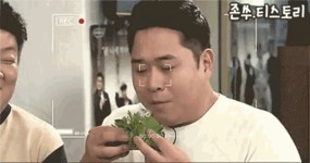 문세윤 한입 한입만 한입에 한꺼번에 쌈 맛있는녀석들 GIF - Moon Seyoon One Bite One Big Bite - GIF 탐색 및 공유