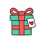 Present Gift Sticker - Present Gift Heart - GIF 탐색 및 공유