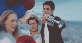 Jumping Olly Murs GIF by KUNGS - Find & Share on GIPHY