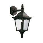 Lighting | Outdoor IP44 Wall Light Sconce Black LED E27 100W Bulb External d00314 | Loops
