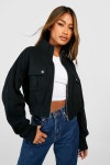 Jackets & Coats | Pocket Detail Bomber Jacket | boohoo