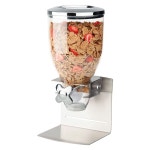 Kitchen & Food Storage | Durable Silver Cereal Dispenser- 38 x 18 x 15cm, 3L, AS Plastic | Matteo