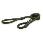 Pet Harnesses & Leads | Green Heritage Comfort Strong Nylon 1.5 m x 12 mm Rope Slip Dog Lead | Ancol