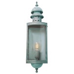 Lighting | Downing Street 1 Light Outdoor Wall Lantern Light Verdigris IP44 E27 | Netlighting