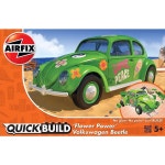 Construction Toys | J6031 Quickbuild VW Beetle Flower Power Model Kit | Airfix
