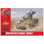Construction Toys | A1358 M3 Stuart Honey Military Vehicle (British Version) 1:35 Model Kit | Airfix