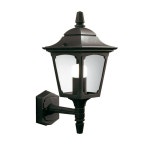 Lighting | Outdoor IP44 Wall Light Sconce Black LED E27 100W Bulb External d00313 | Loops