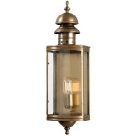 Lighting | Outdoor IP44 Wall Light Aged Brass LED E27 100W d00474 | Loops