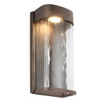 Lighting | Outdoor IP44 Wall Light Sconce Antique Bronze LED 14W Bulb External d00619 | Loops