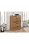 Chest of Drawers | Stockwell 4 + 2 Chest Rustic Oak | Birlea