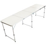 Camping | 8ft Folding Outdoor Camping Table | Oypla