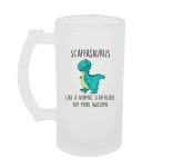 Barware | Frosted Beer Stein Scaffasaurus Like A Normal Scaffolder, But More Awesome Glass | 60 SECOND MAKEOVER