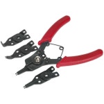 Hand Tools | Internal External Circlip Pliers Set - Interchangeable Jaws - Quick Release | Loops