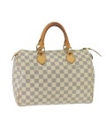 Bags & Purses | Preloved peedy 30 Damier Azur Tote White Handbags | Louis Vuitton