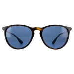 Sunglasses | Round Havana Dark Blue Erika 4171 Sunglasses | Ray-Ban