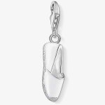 Jewellery | Silver White Enamel Espadrille Charm 1351-007-14 | THOMAS SABO