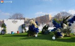 투명 돔 속 수변갤러리 | 서울시 - 내 손안에 서울 한강공원에 숨쉬는 꽃이 피었습니다! 투명 돔 속 수변갤러리 