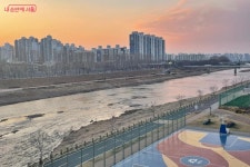 일몰 감상하며 벚꽃길 따라 걷기 좋은 곳, 안양천다목적광장 | 서울시 - 내 손안에 서울 일몰 감상하며 벚꽃길 따라 걷기 좋은 곳, 안양천다목적광장