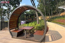 순흥 안 씨 묘역 옆, 금천구 주민쉼터 | 서울시 - 내 손안에 서울 사유지를 지역주민에게 활짝! 순흥 안 씨 묘역 옆, 금천구 주민쉼터