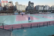 도림유수지 야외체육시설 재정비 | 서울시 - 내 손안에 서울 노후 공간에서 운동 명소로! 도림유수지 야외체육시설 재정비