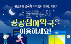 설 연휴 대비, 우리 동네 공공심야약국 꼭 알아두세요 | 서울시 - 내 손안에 서울 설 연휴 대비, 우리 동네 공공심야약국 꼭 알아두세요