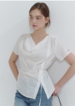 미케네 [44-120] Maydia Cowl-neck Blouse 메이디아 카울넥 블라우스 (여름-출근룩-하객룩-데일리룩-격식룩-페미닌룩-카울넥-고급-스트랩...
