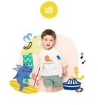 [밀크마일] 뉴치치슬럽가디건- KIDIKIDI