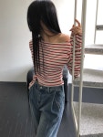 소 녀 스 타 일 ♡ sale 제이인 러빈단가라티셔츠/크롭ST티셔츠 - 소녀스타일