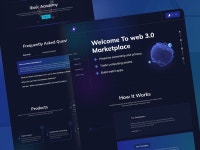 Crypto Web3 Landing Page Design :: Behance Crypto Web3 Landing Page Design