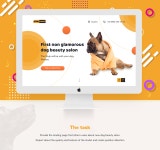 Landing page | Dog grooming & beaty salon Star Dogs on Behance Landing page | Dog grooming & beaty salon Star Dogs