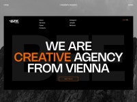 Creative Agency Website :: Behance Creative Agency Website - Vladyslava Tyshchenko