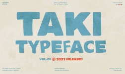TAKI Typeface :: Behance TAKI Typeface