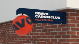 BRAVO Carom Club | Behance BRAVO Carom Club