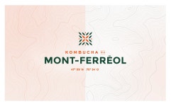 Kombucha du Mont-Ferréol | Brand identity on Behance Kombucha du Mont-Ferréol | Brand identity