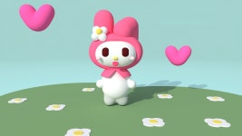 My Melody - 3d Design :: Behance My Melody - 3d Design - Celina Oliveti