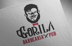 Barbearia & Pub Gorila - Branding on Behance Barbearia & Pub Gorila - Branding