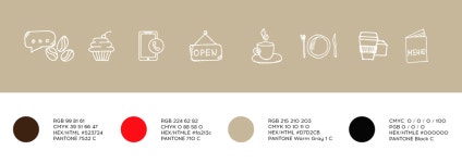 Corporate identity for a restaurant Blooming Sense :: Behance Corporate identity for a restaurant Blooming Sense