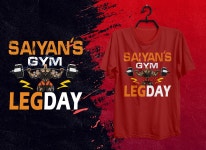 Behance에서의 GYM t shirt design GYM t shirt design