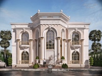 New classic luxury Villa in Qatar :: Behance New classic luxury Villa in Qatar - Dieb Studio