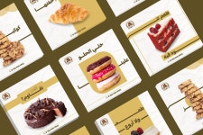 Behance에서의 Social Media Design | Le Caire Patisseries Social Media Design |  Le Caire Patisseries