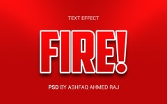 FIRE TEXT EFFECT :: Behance FIRE TEXT EFFECT - Ashfaq Ahmed Raj